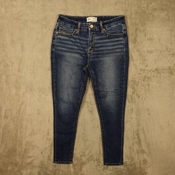 BKE Jeans Gabby Curvy Fit High Rise Ankle Skinny Jean Women’s Size 26 Blue - Picture 1 of 11